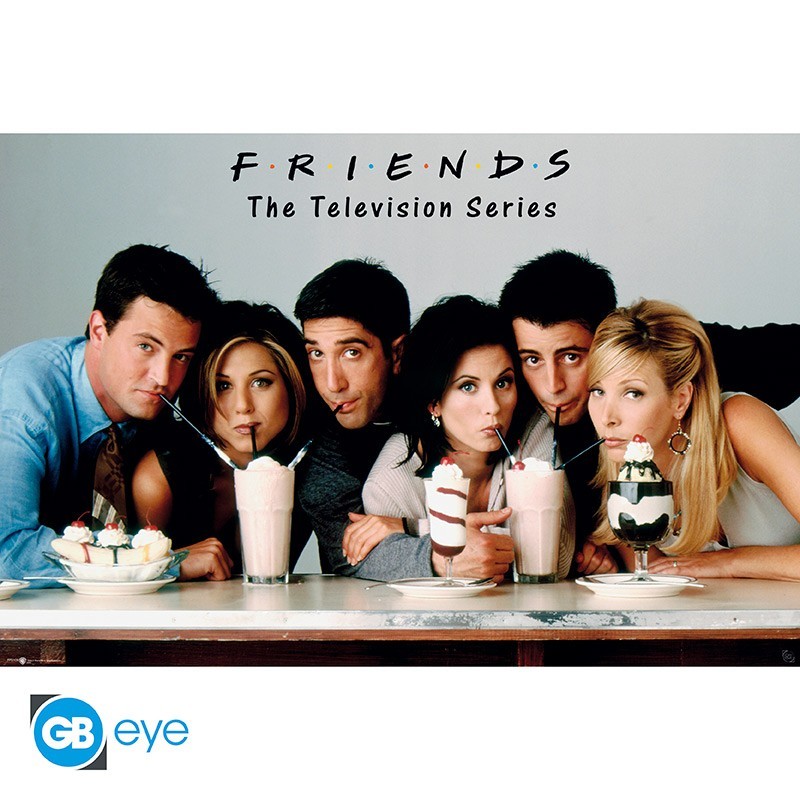 Poster Friends Milkshake - 91.5 cm par 61 cm