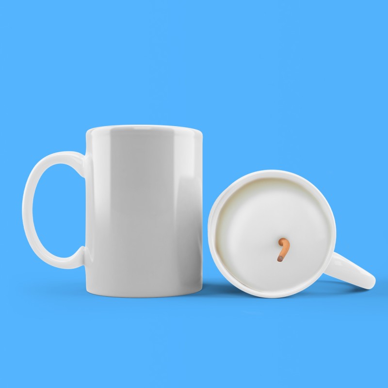 Mug bougie personnalisable